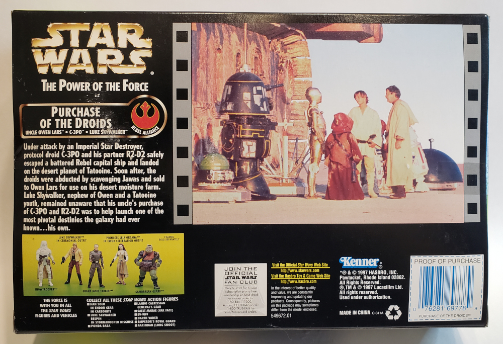 Purchase of the Droids Set