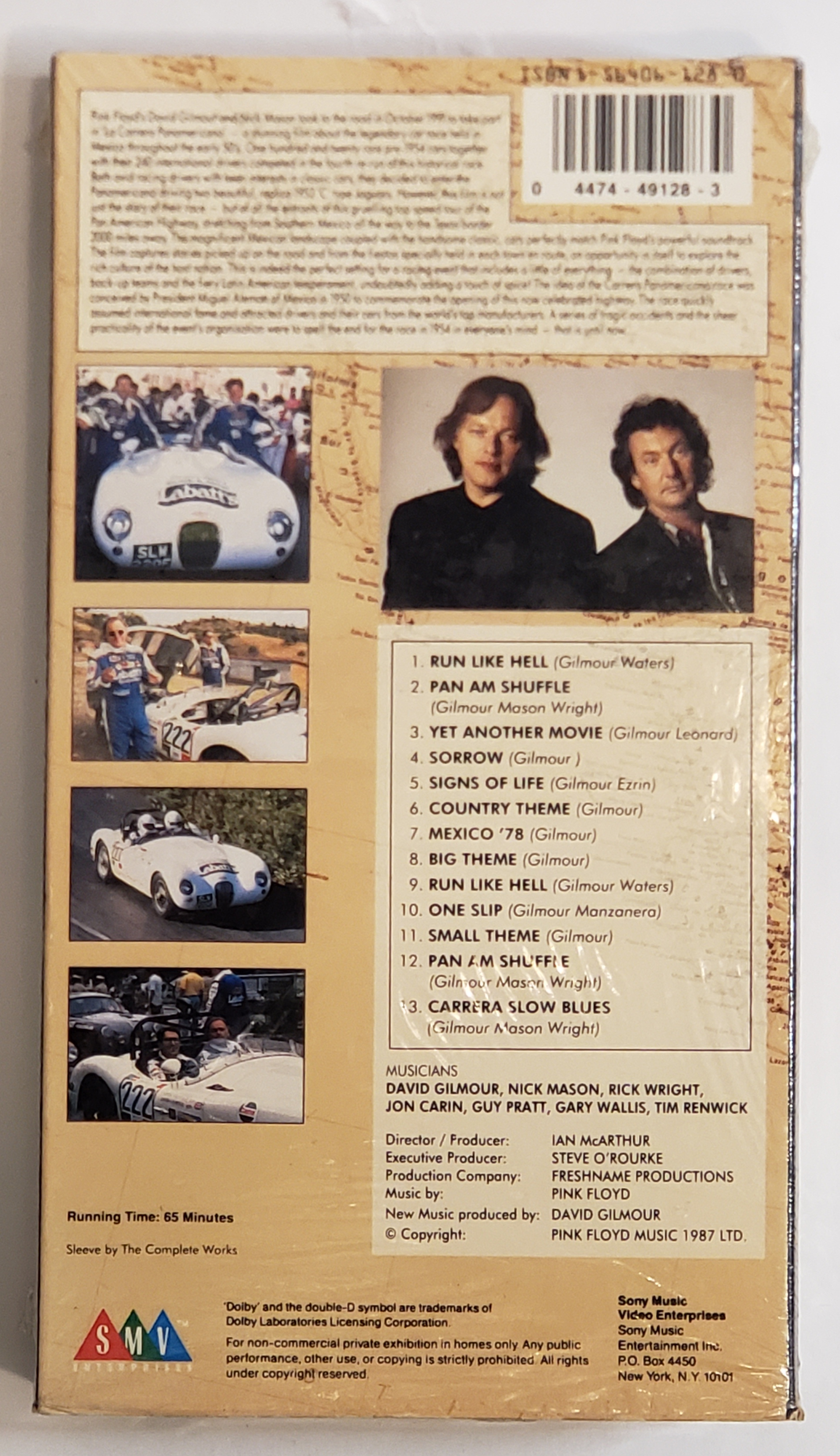 La Carrera Panamericana with Music by Pink Floyd VHS Video