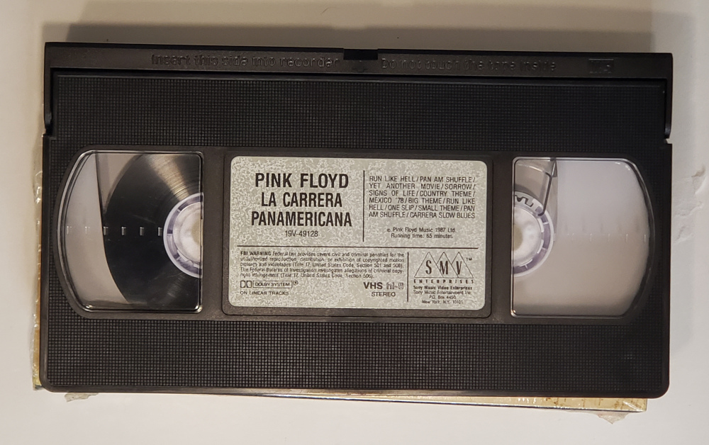 La Carrera Panamericana with Music by Pink Floyd VHS Video