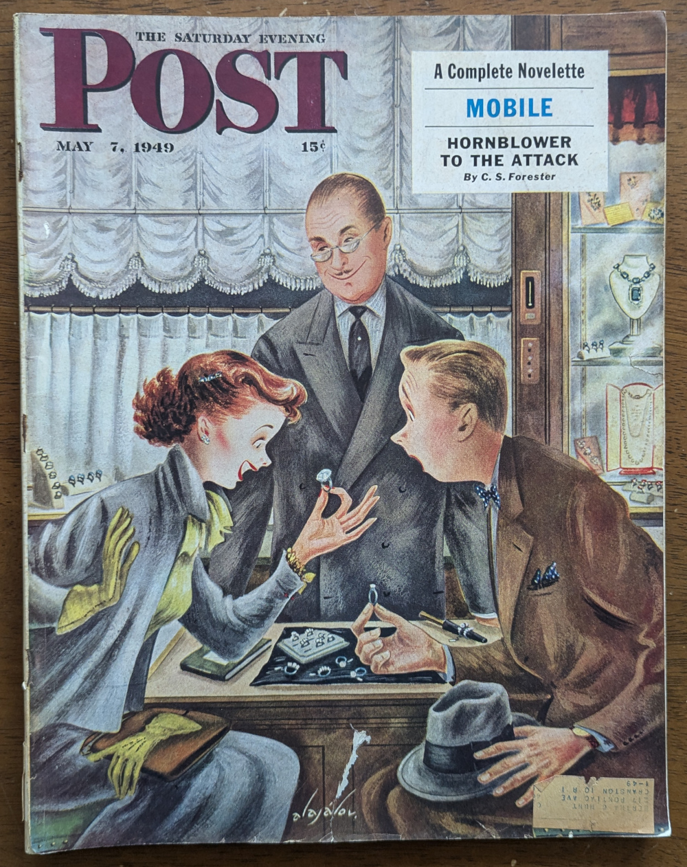Saturday Evening Post May 7 1949 Cover Design by Constantin Alajalov
