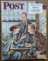 Saturday Evening Post May 7 1949 Cover Design by Constantin Alajalov
