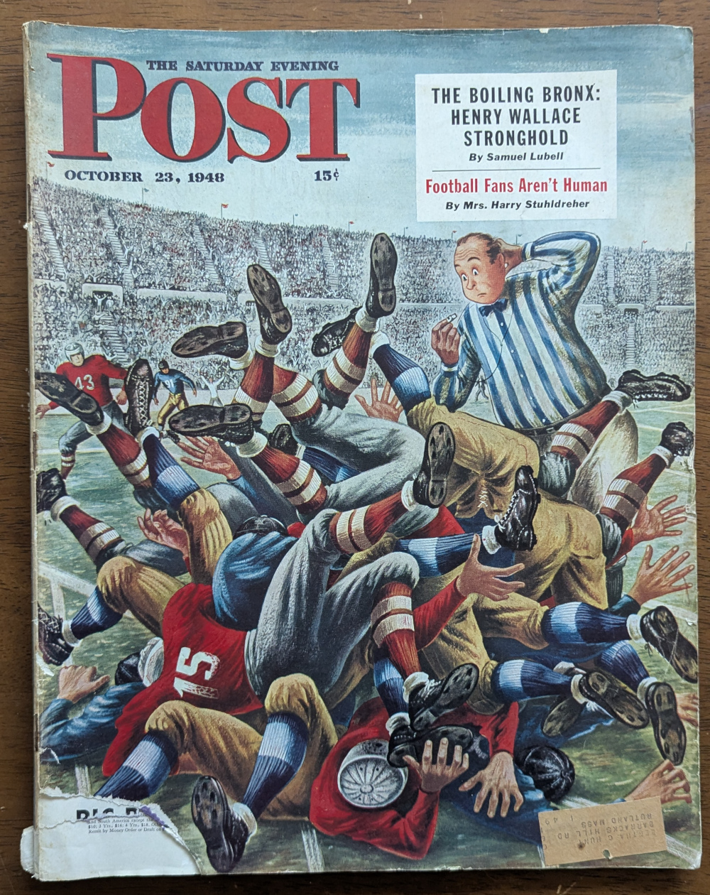 Saturday Evening Post October 23 1948 Cover Design by Constantin Alajalov