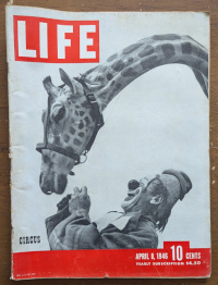 Life Magazine April 8 1946 Circus Cover