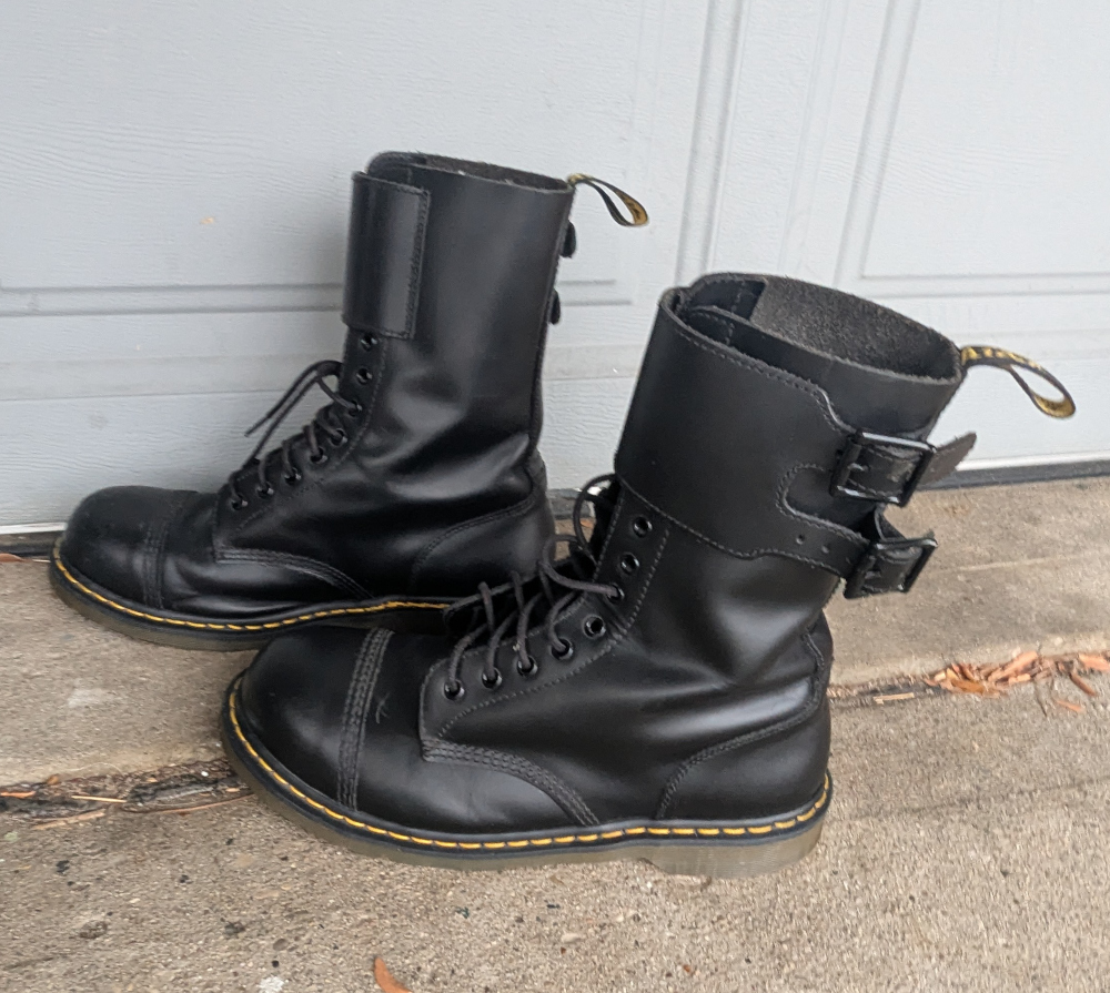 Dr Marten Caden 12-eye Steel Toe Mens US 12 Boots